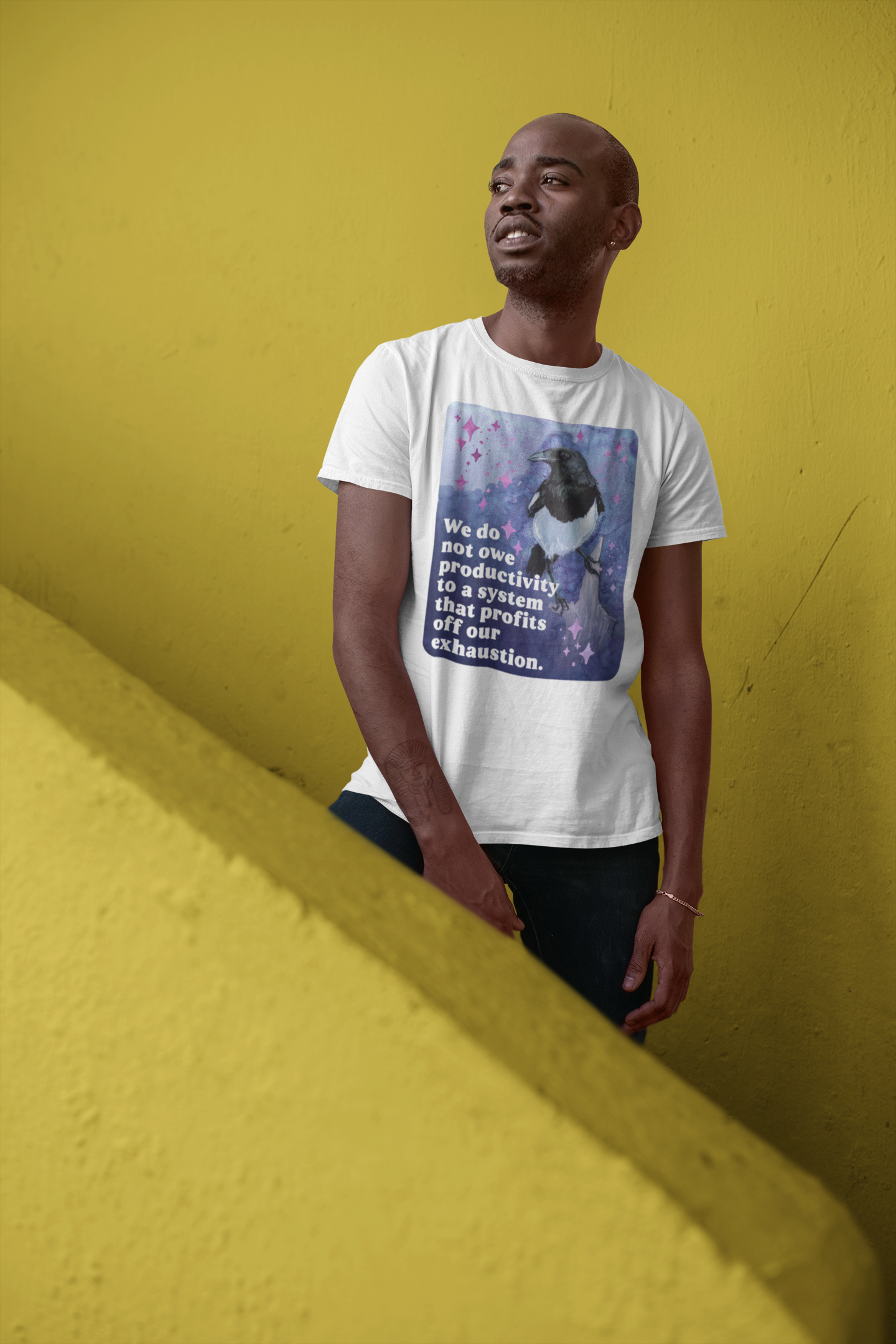 We do not owe productivity to a system that profits off our exhaustion: feminist shirt