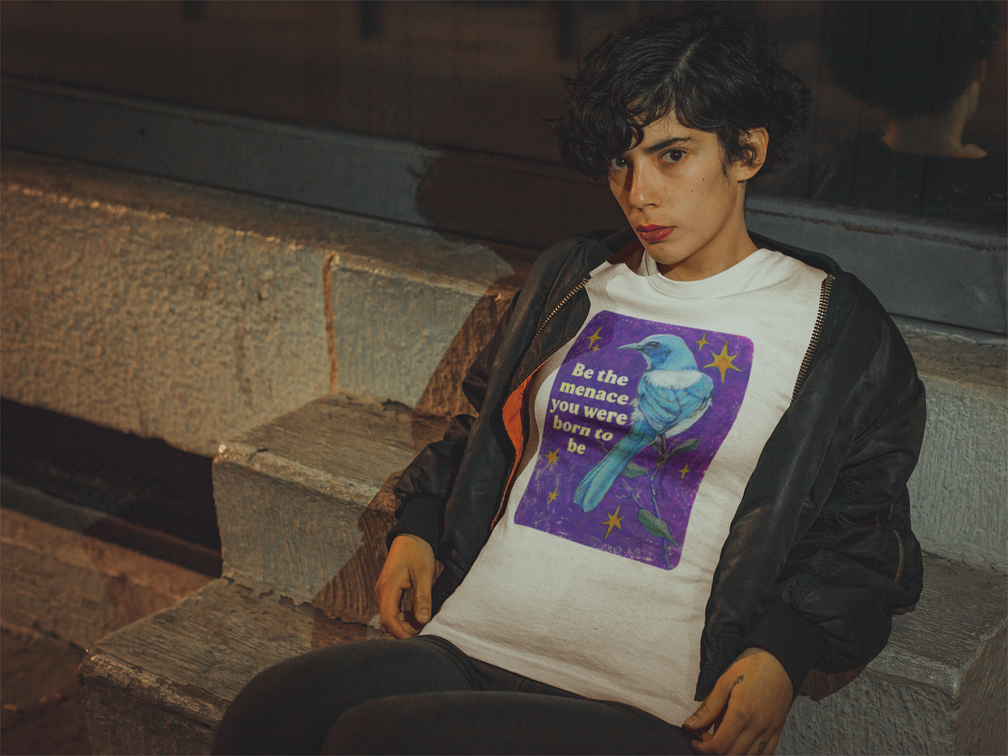 Be the menace you were born to be: feminist shirt