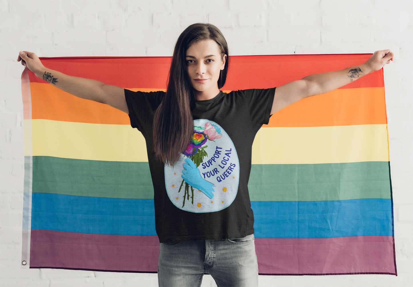 Support Your Local Queers: LGBTQ Pride Shirt