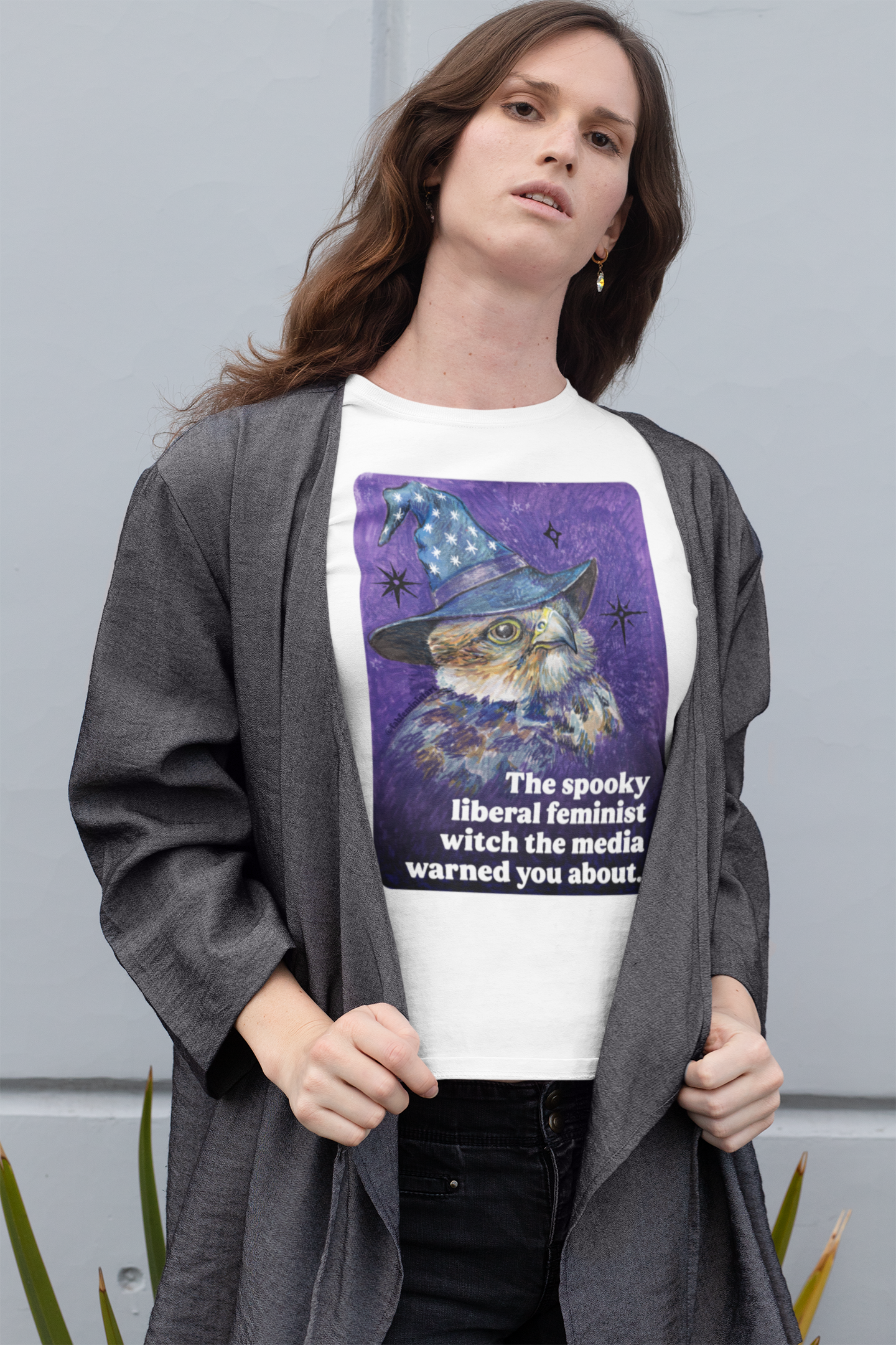 The spooky liberal feminist witch the media warned you about: feminist shirt