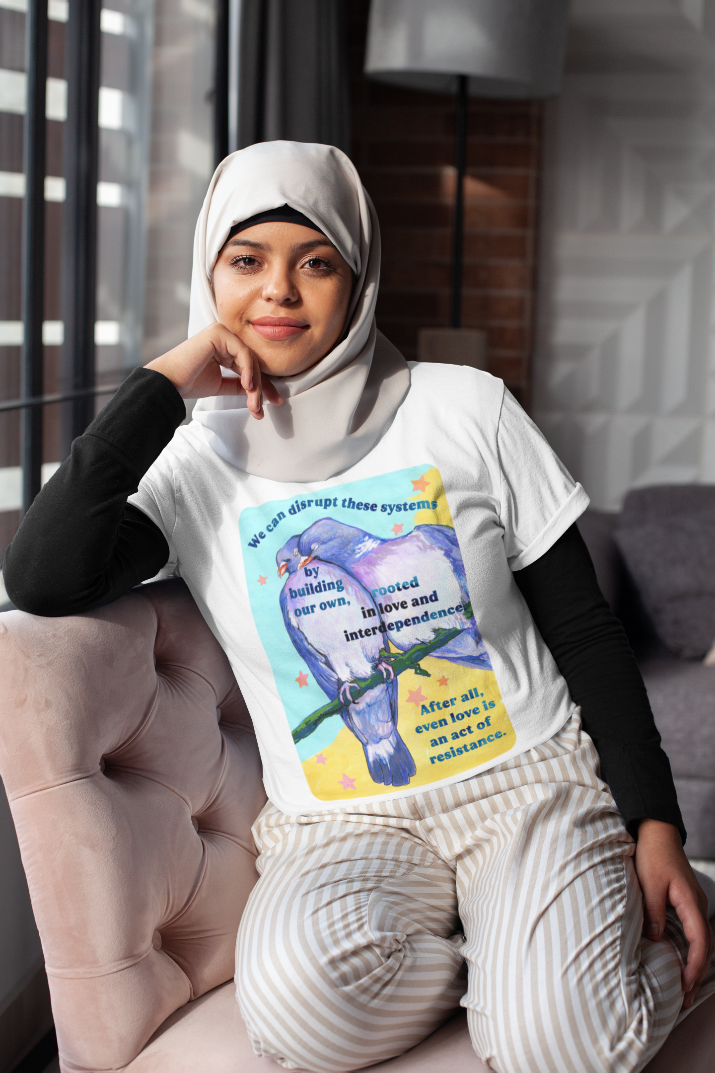 We can disrupt these systems by building our own: feminist shirt