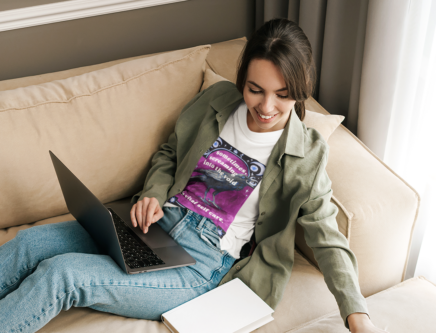 Sometimes Screaming Into the Void Is Self Care: Feminist Shirt