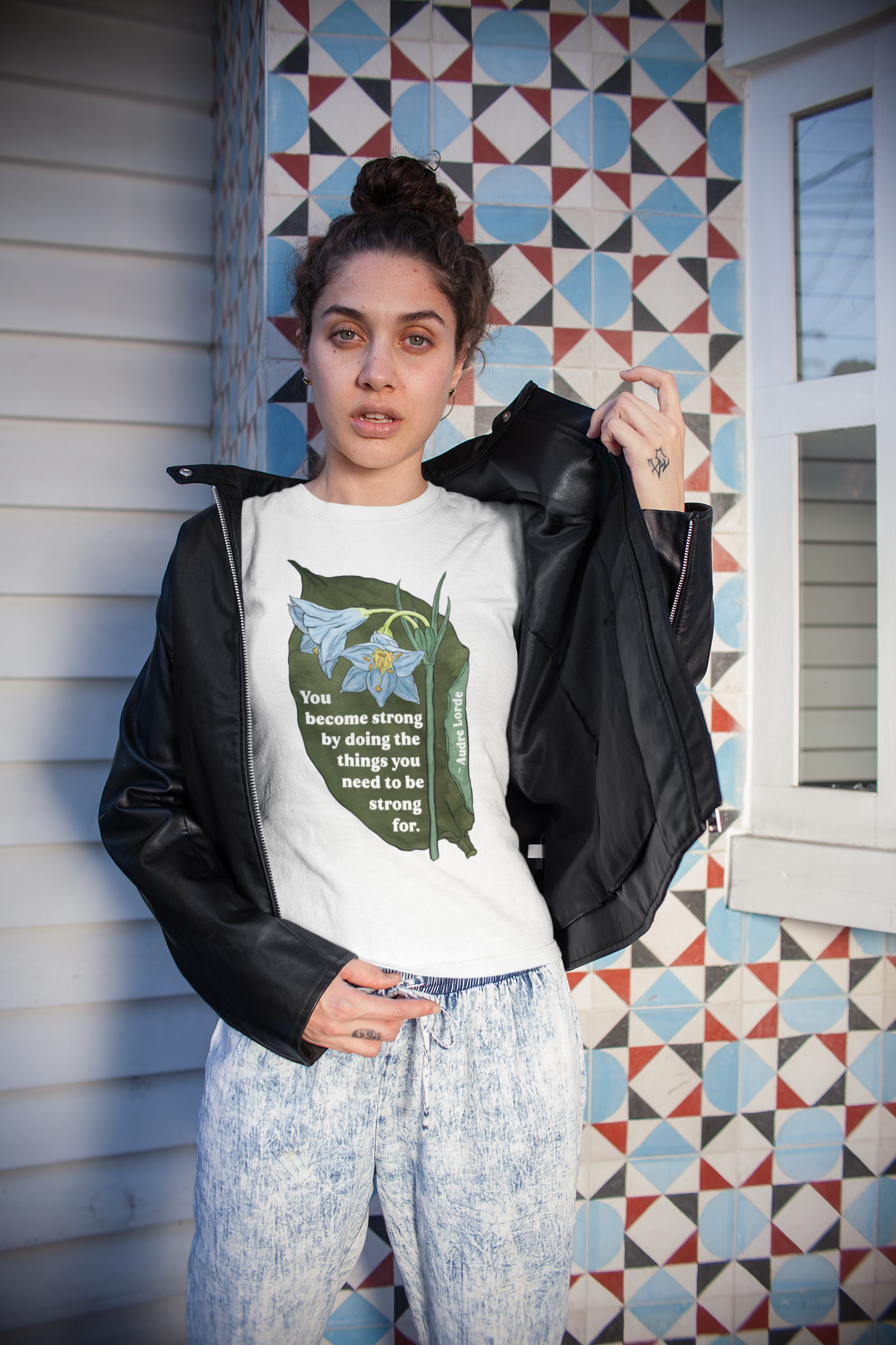 You Become Strong by Doing the Things You Need to Be Strong For, Audre Lorde: Feminist Shirt