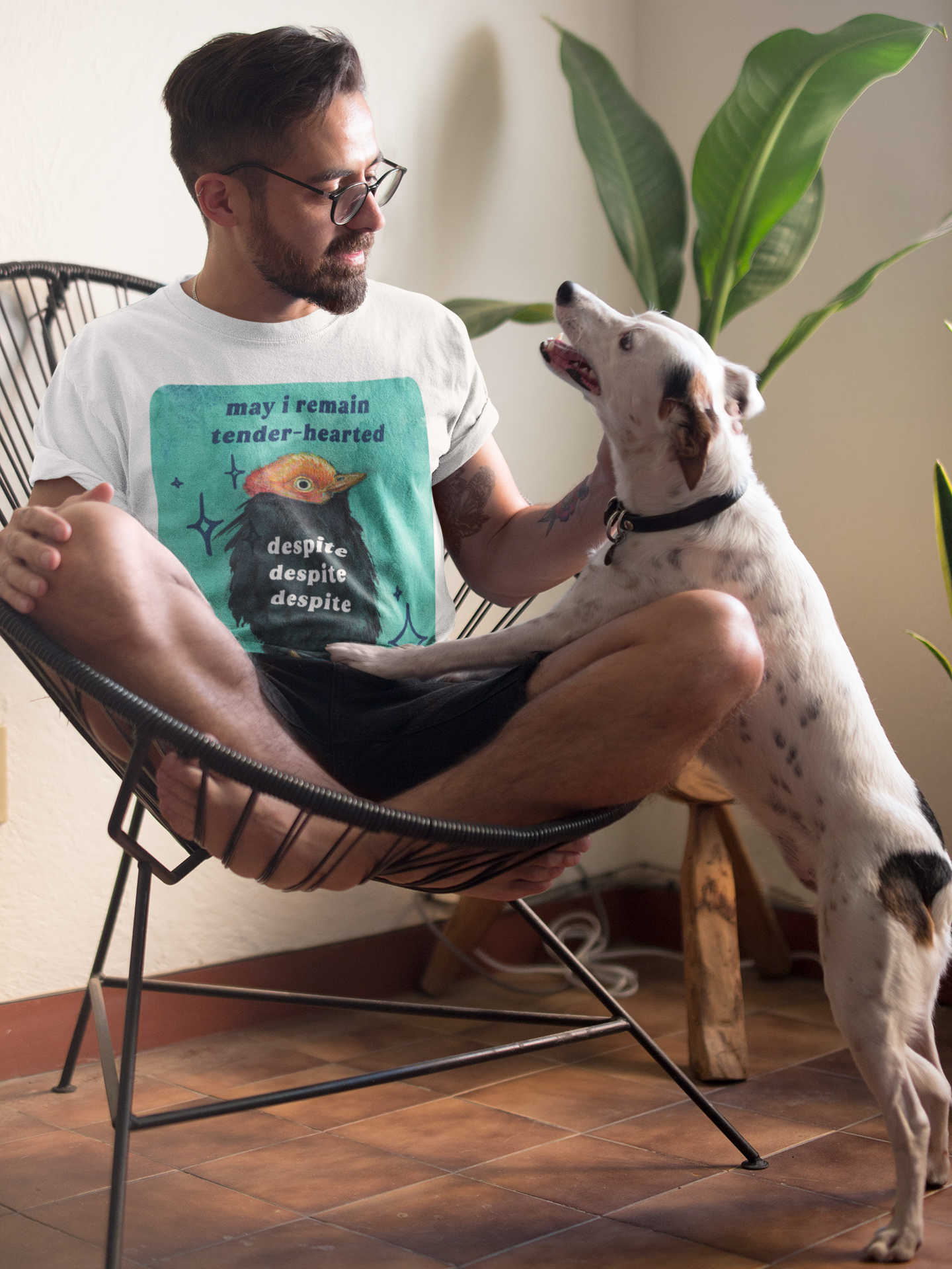 may I remain tender-hearted despite despite despite: feminist shirt