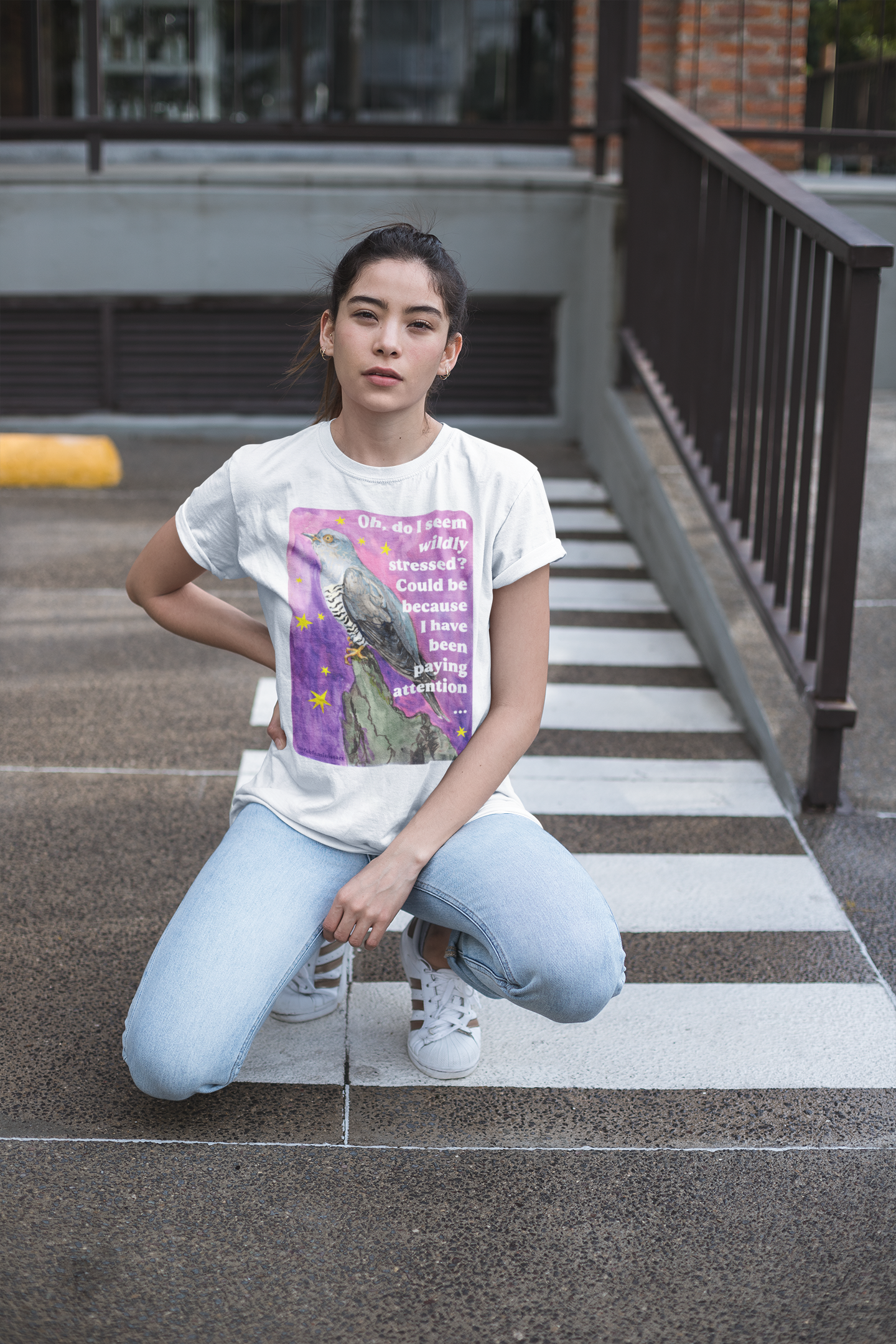 Oh, do I seem wildly stressed? Could be because I have been paying attention: feminist shirt