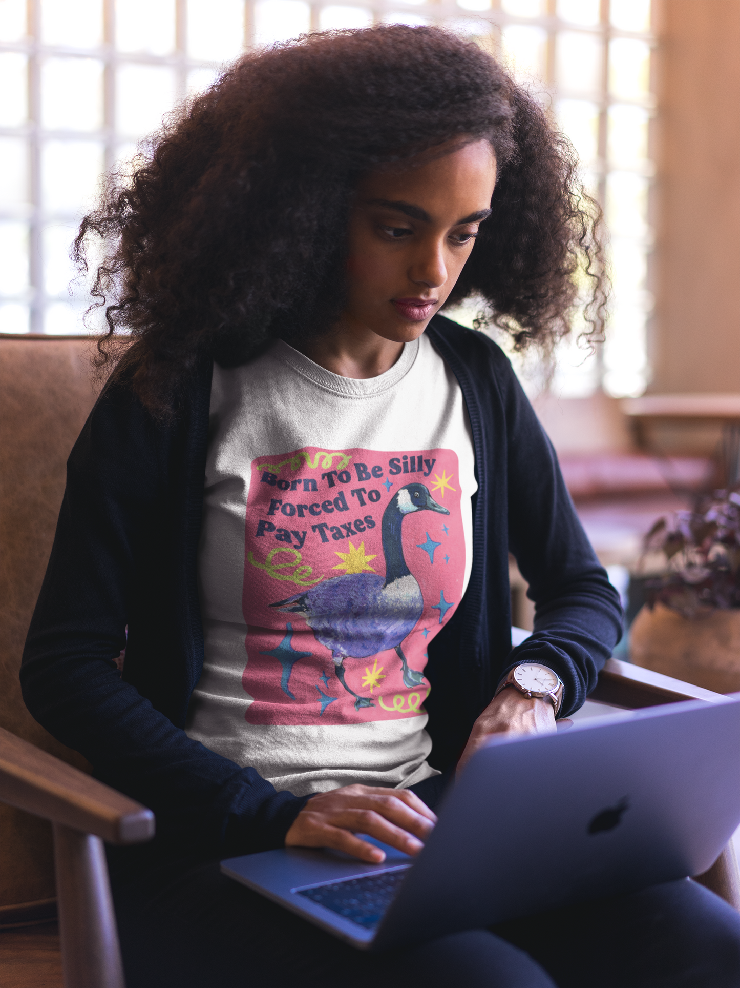 Born To Be Silly, Forced To Pay Taxes: Feminist Shirt