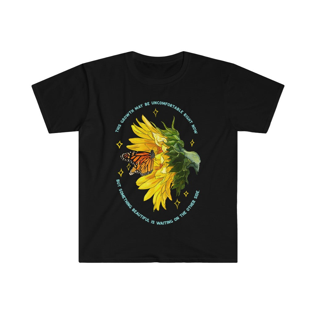 This Growth May Be Uncomfortable But Something Beautiful Is Waiting: Mental Health Shirt