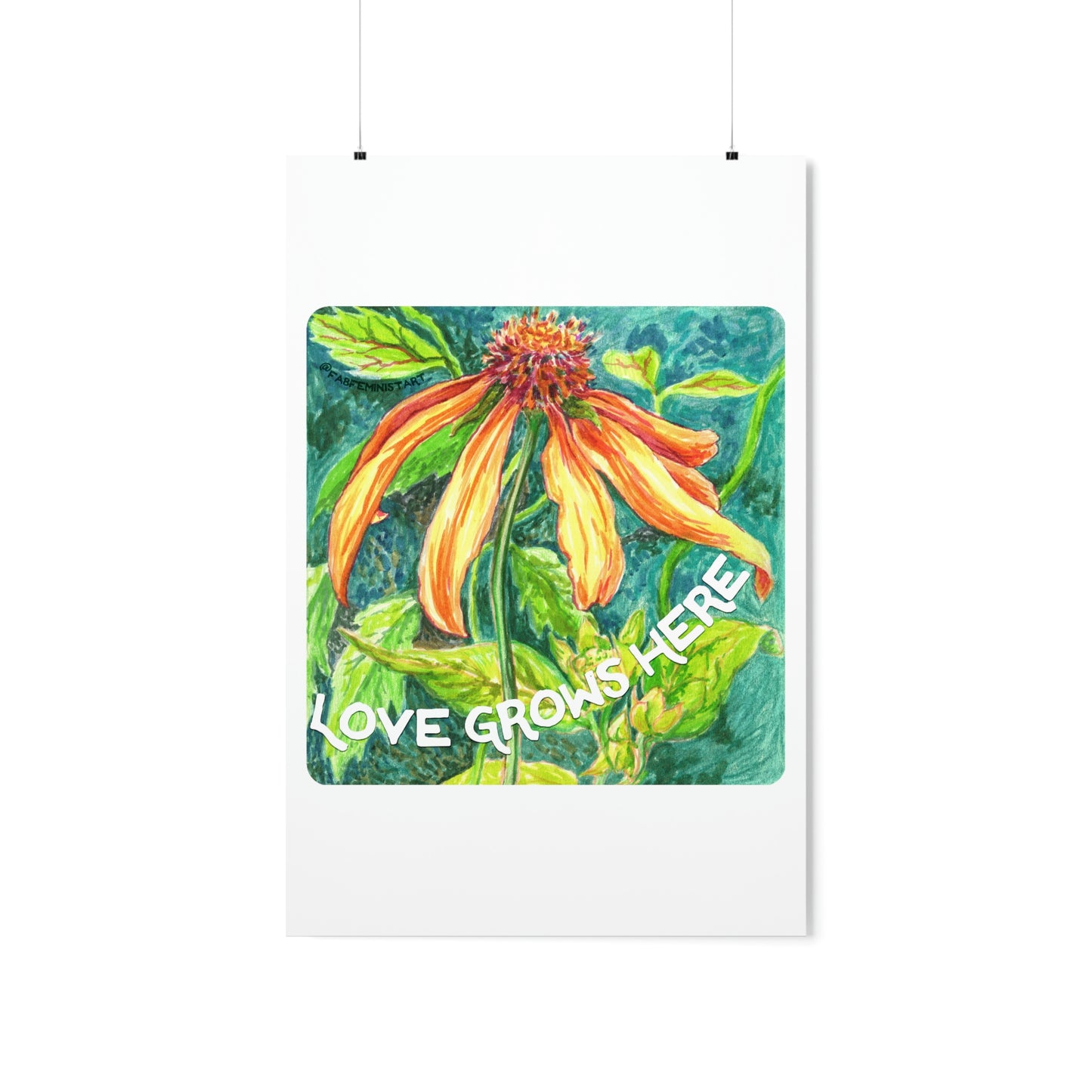 Love Grows Here: Mental Health Print