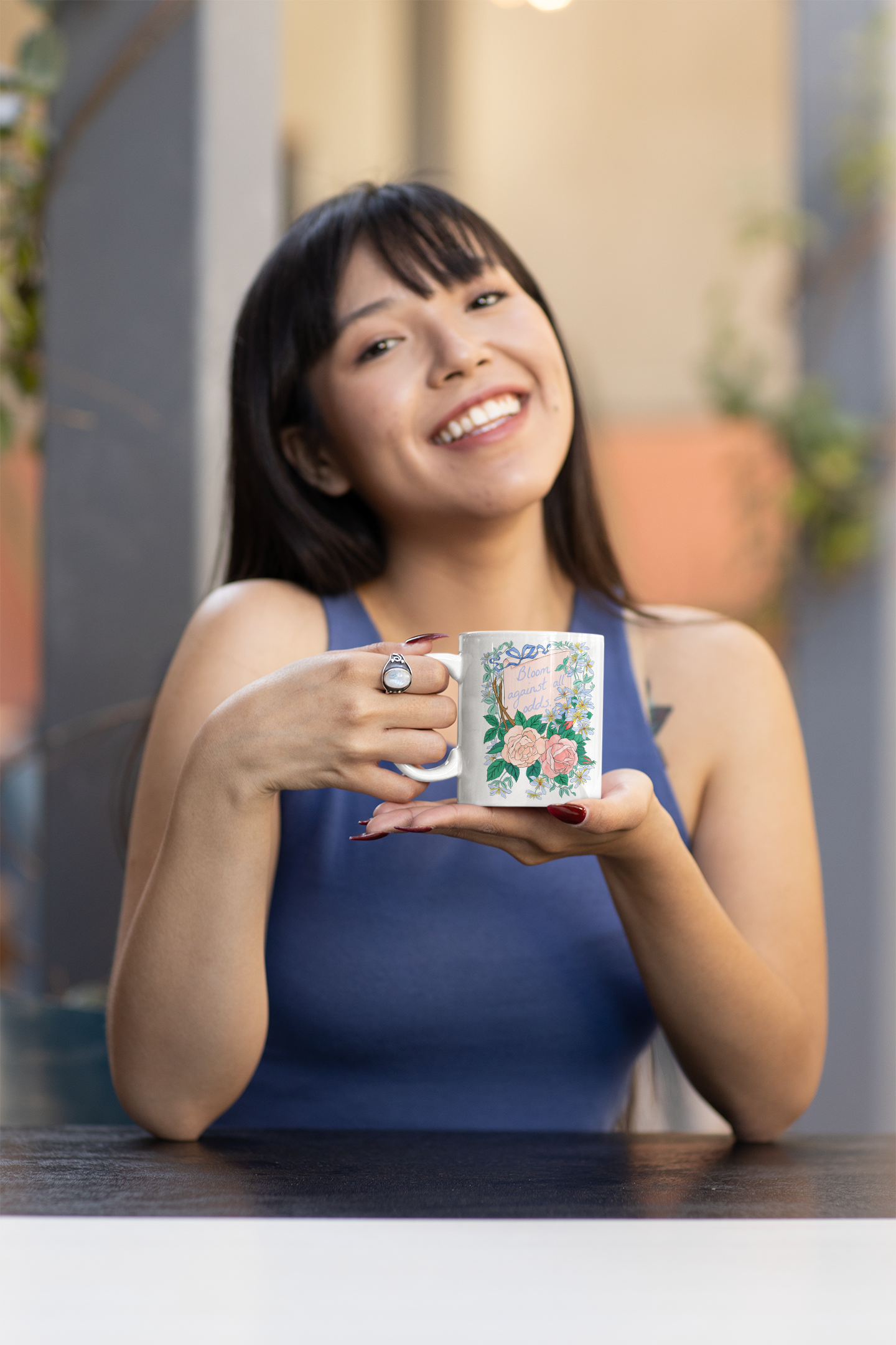 Bloom Against All Odds: Self Care Mug