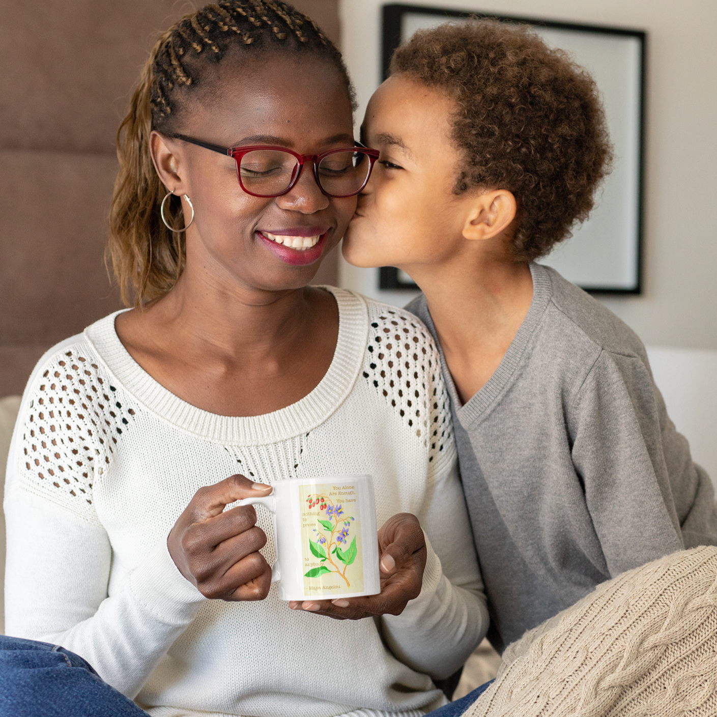 You alone are enough. You have nothing to prove to anybody, Maya Angelou: Feminist Mug