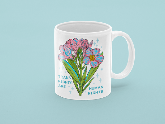 Trans Rights Are Human Rights: LGBTQ Pride Mug