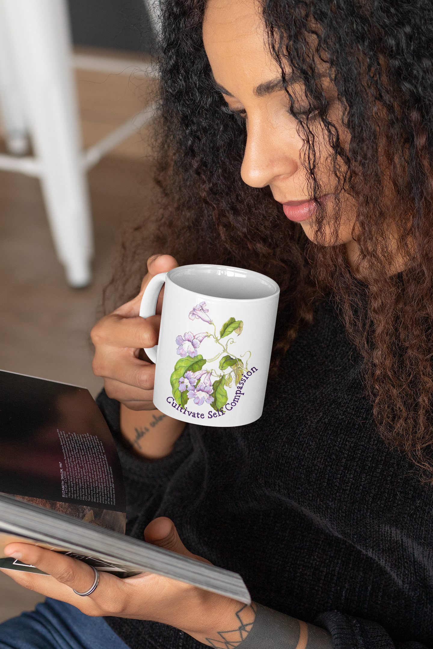 Cultivate Self Compassion: Self Care Mug