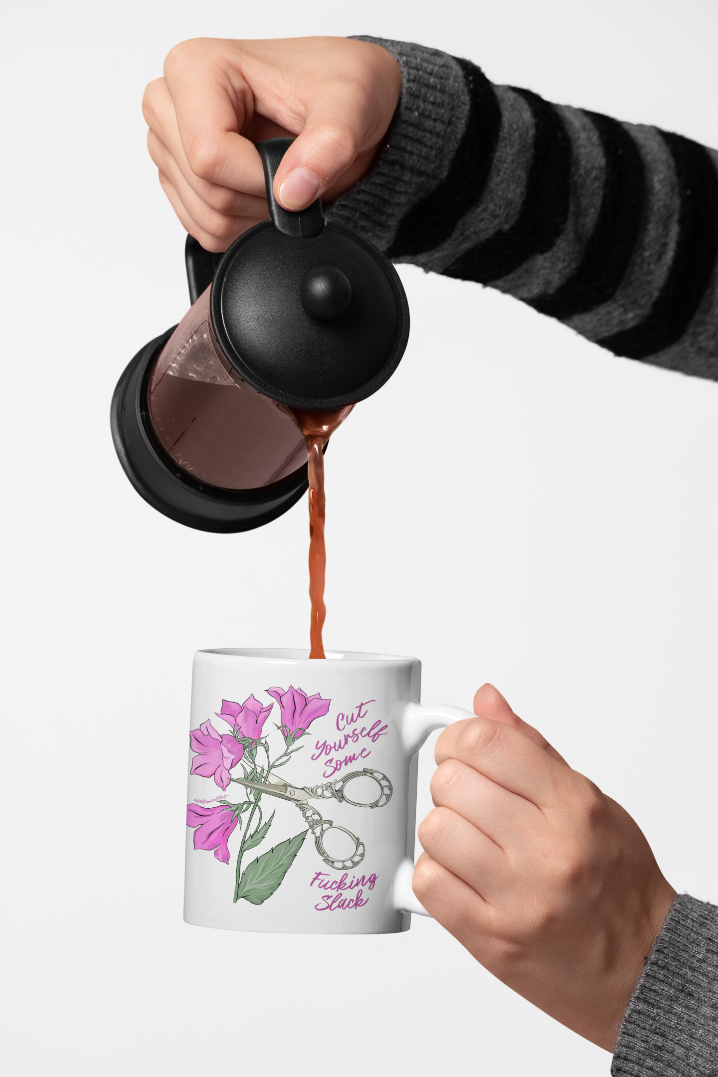 Cut Yourself Some Fucking Slack: Mental Health Mug