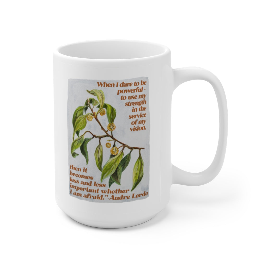 When I dare to be powerful, Audre Lorde: Feminist Mug