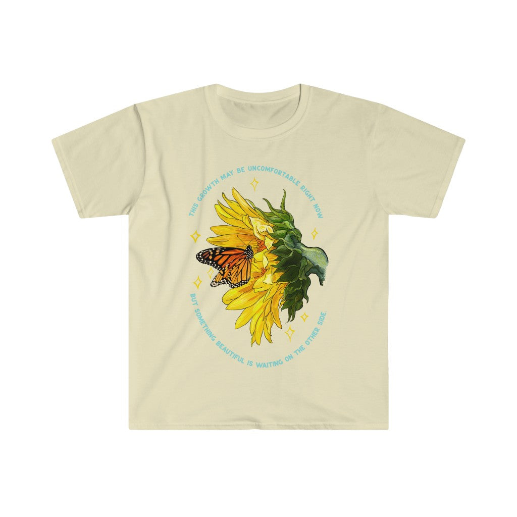 This Growth May Be Uncomfortable But Something Beautiful Is Waiting: Mental Health Shirt