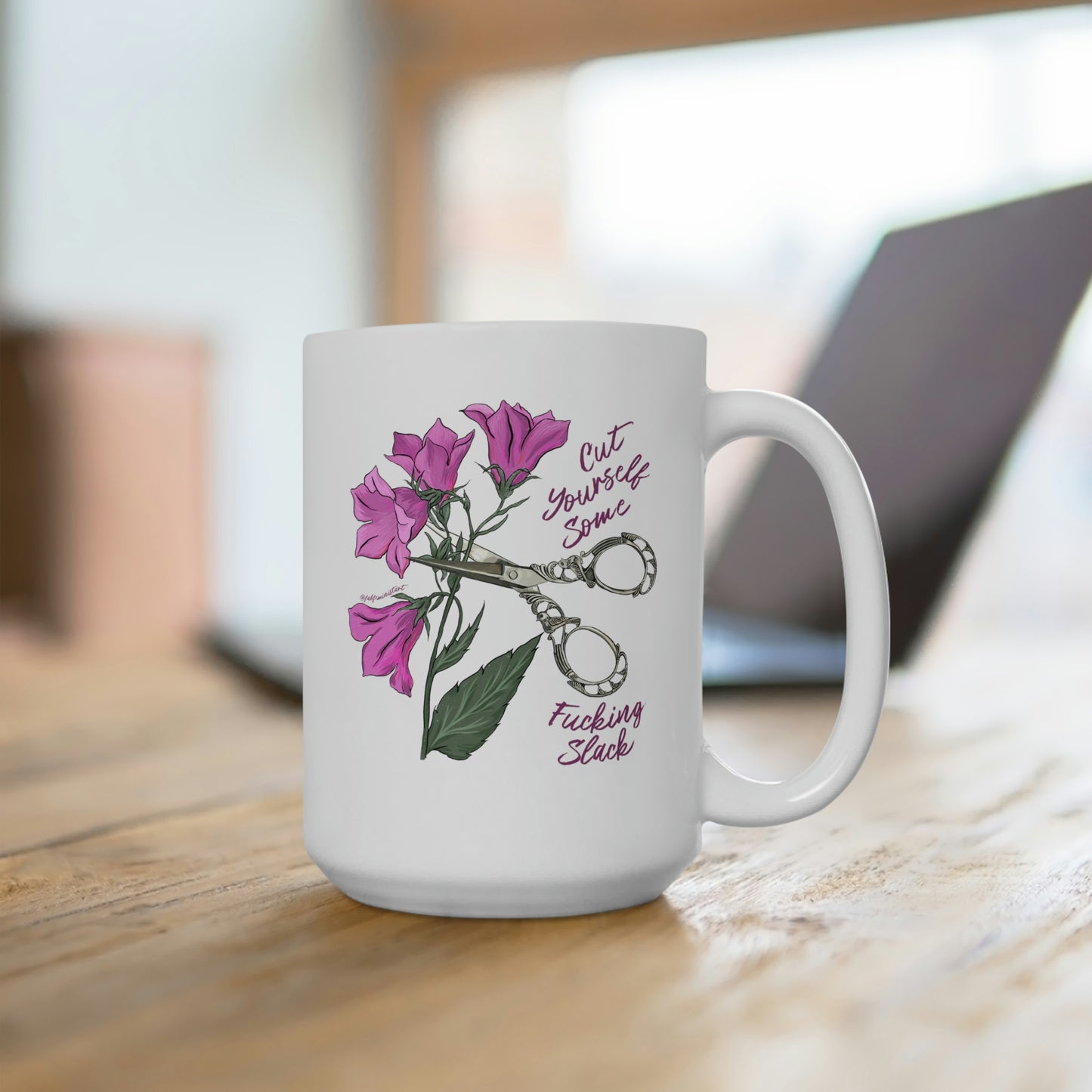 Cut Yourself Some Fucking Slack: Mental Health Mug