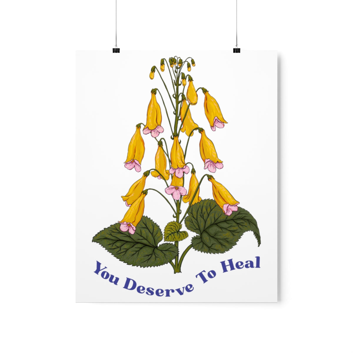 You Deserve To Heal: Mental Health Print