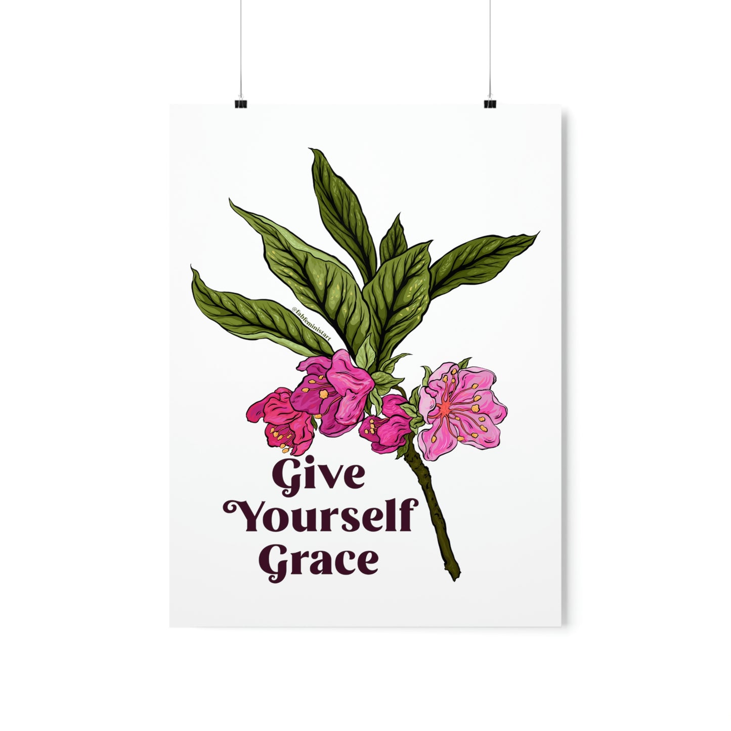 Give Yourself Grace: Self Love Print