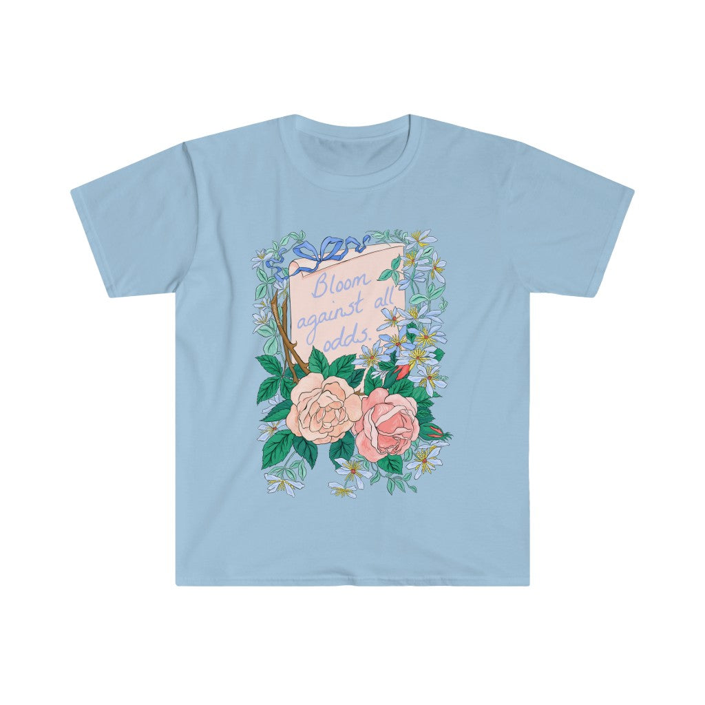 Bloom Against All Odds: Self Care Shirt