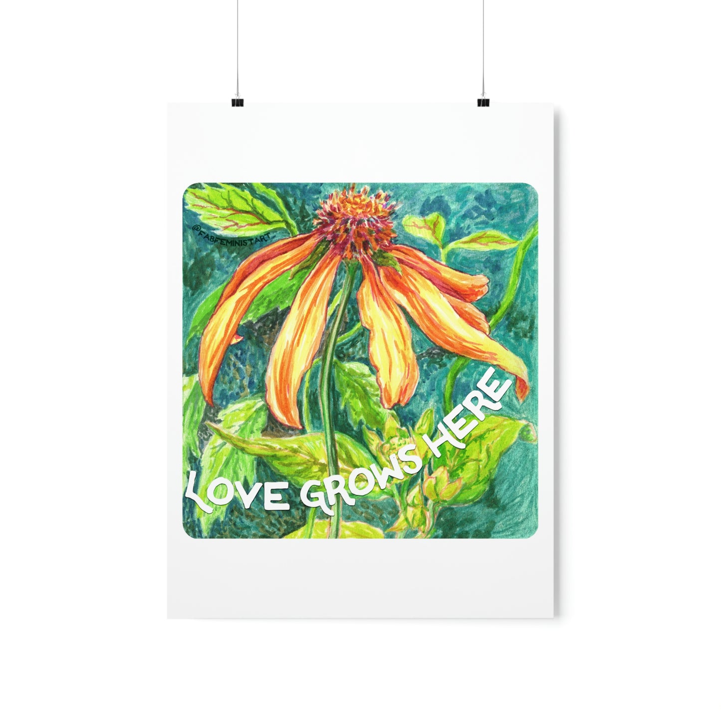 Love Grows Here: Mental Health Print