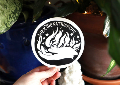 Hex The Patriarchy: Witch Sticker