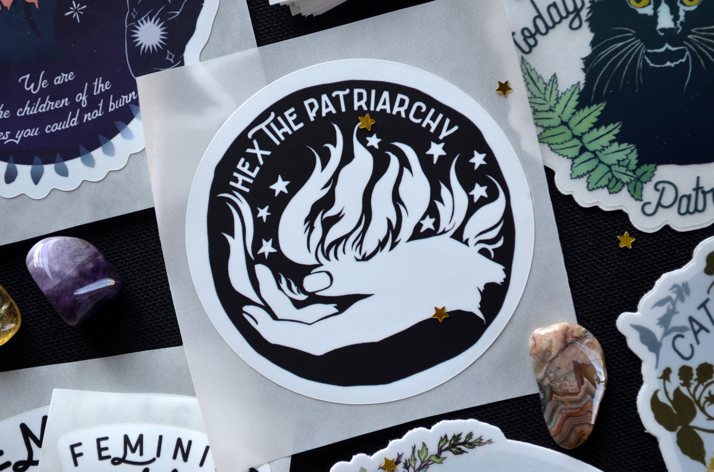 Hex The Patriarchy: Witch Sticker