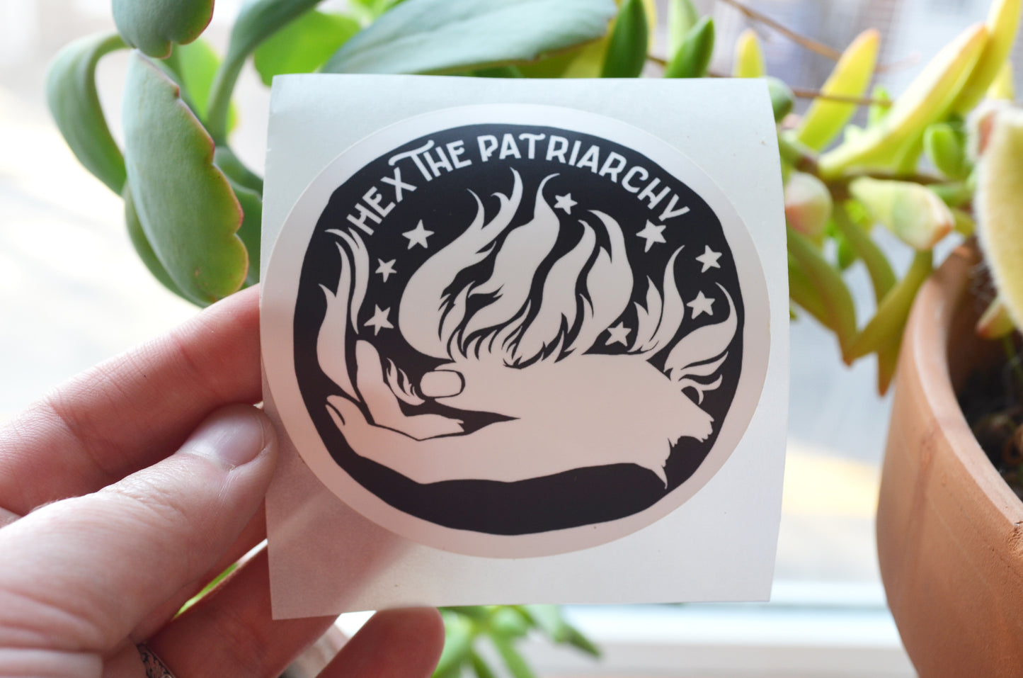 Hex The Patriarchy: Witch Sticker