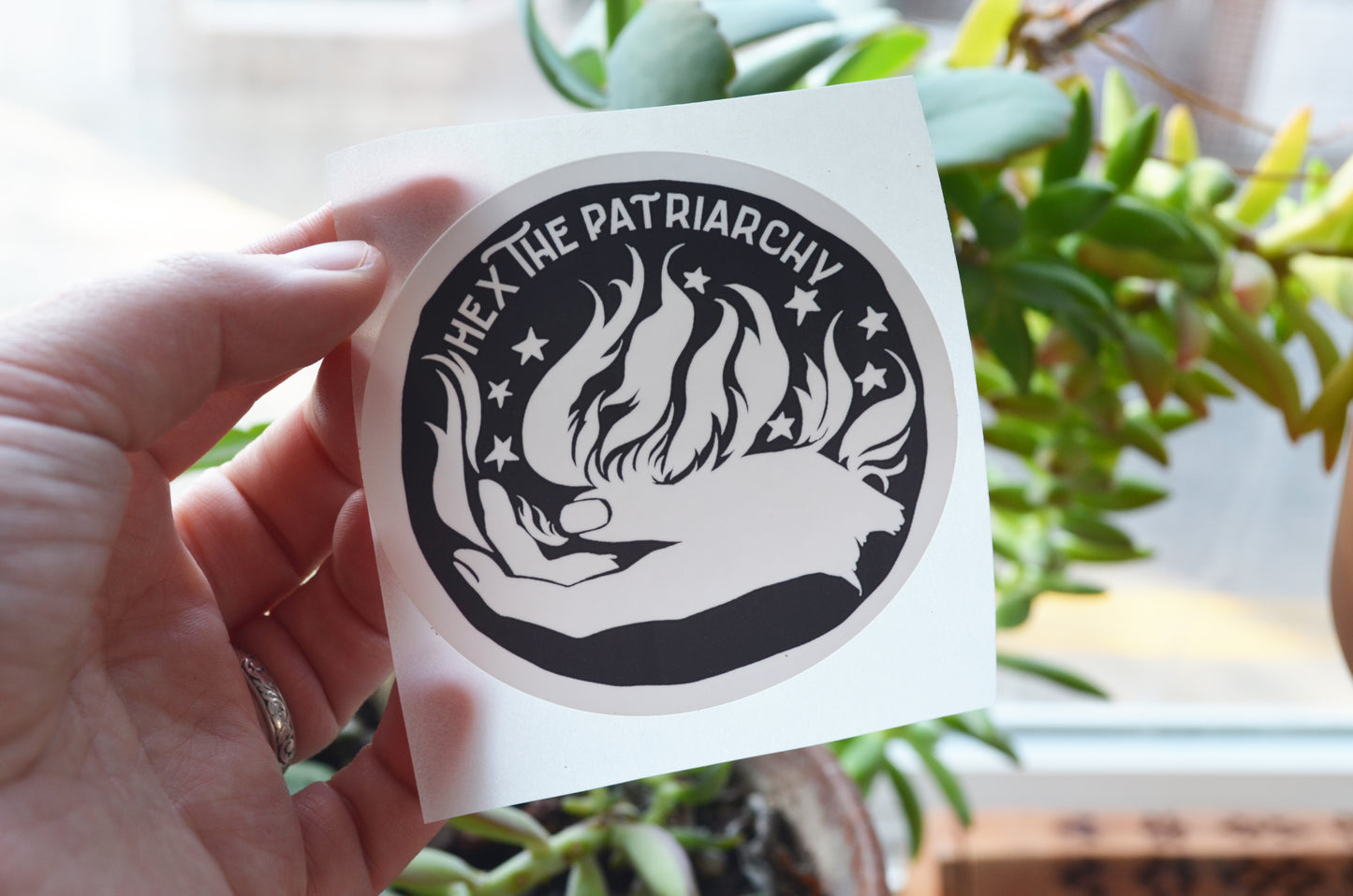 Hex The Patriarchy: Witch Sticker