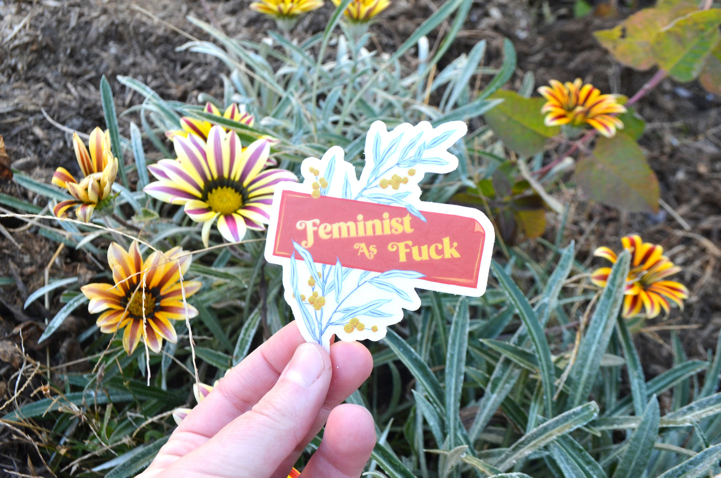 Feminist As Fuck: Feminist Laptop Sticker