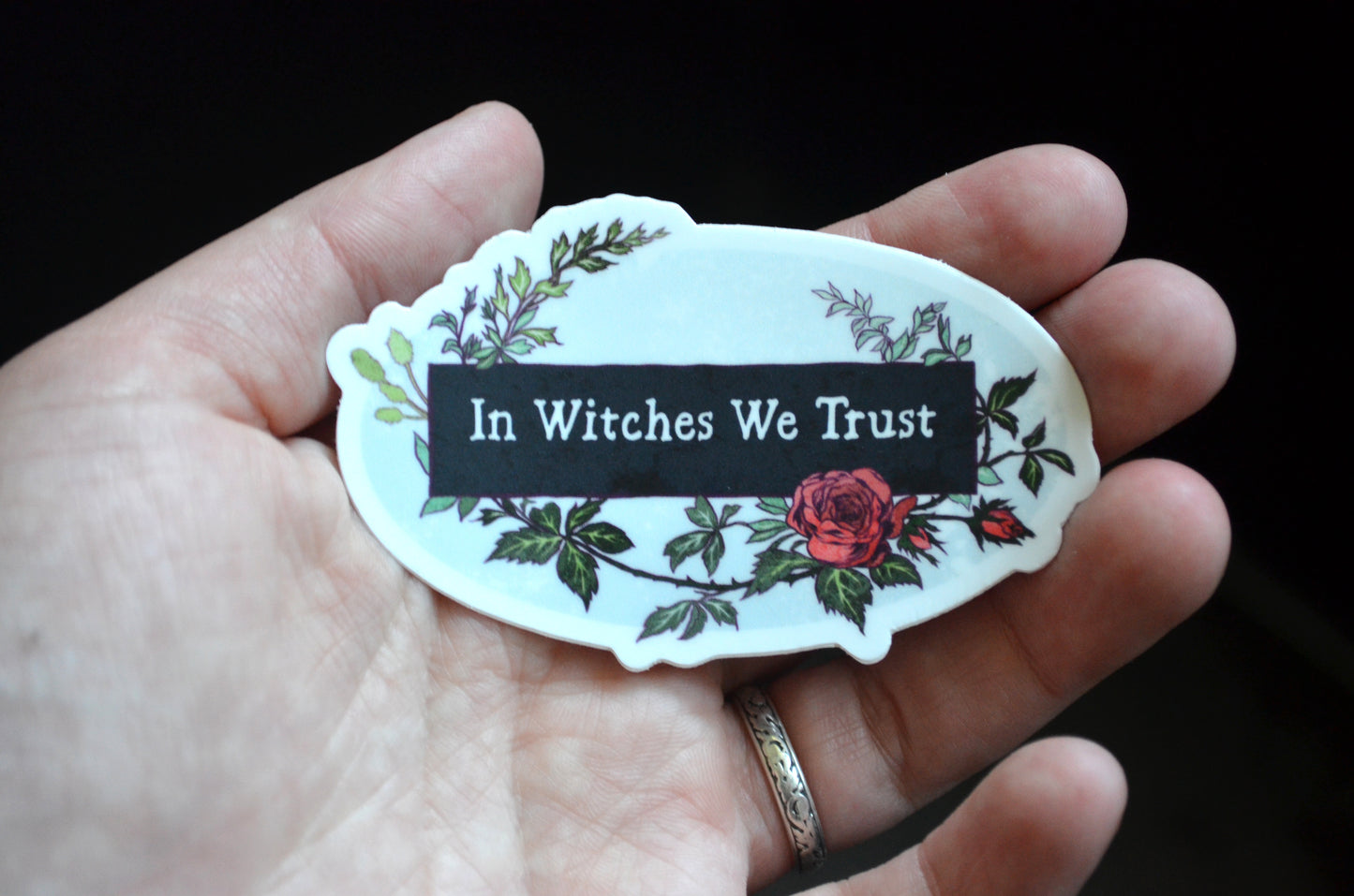 In Witches We Trust: Witch Sticker