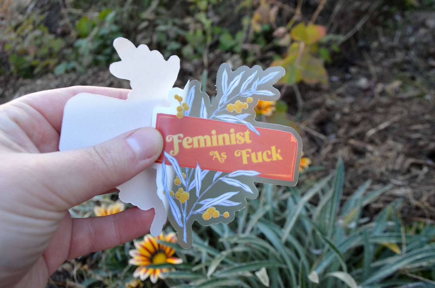 Feminist As Fuck: Feminist Laptop Sticker