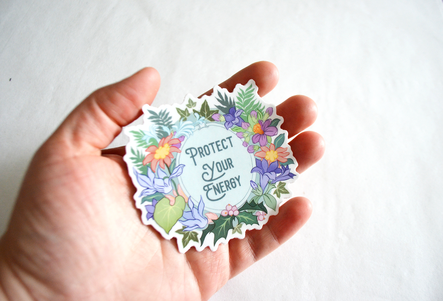 Protect Your Energy : Self Care Laptop Sticker