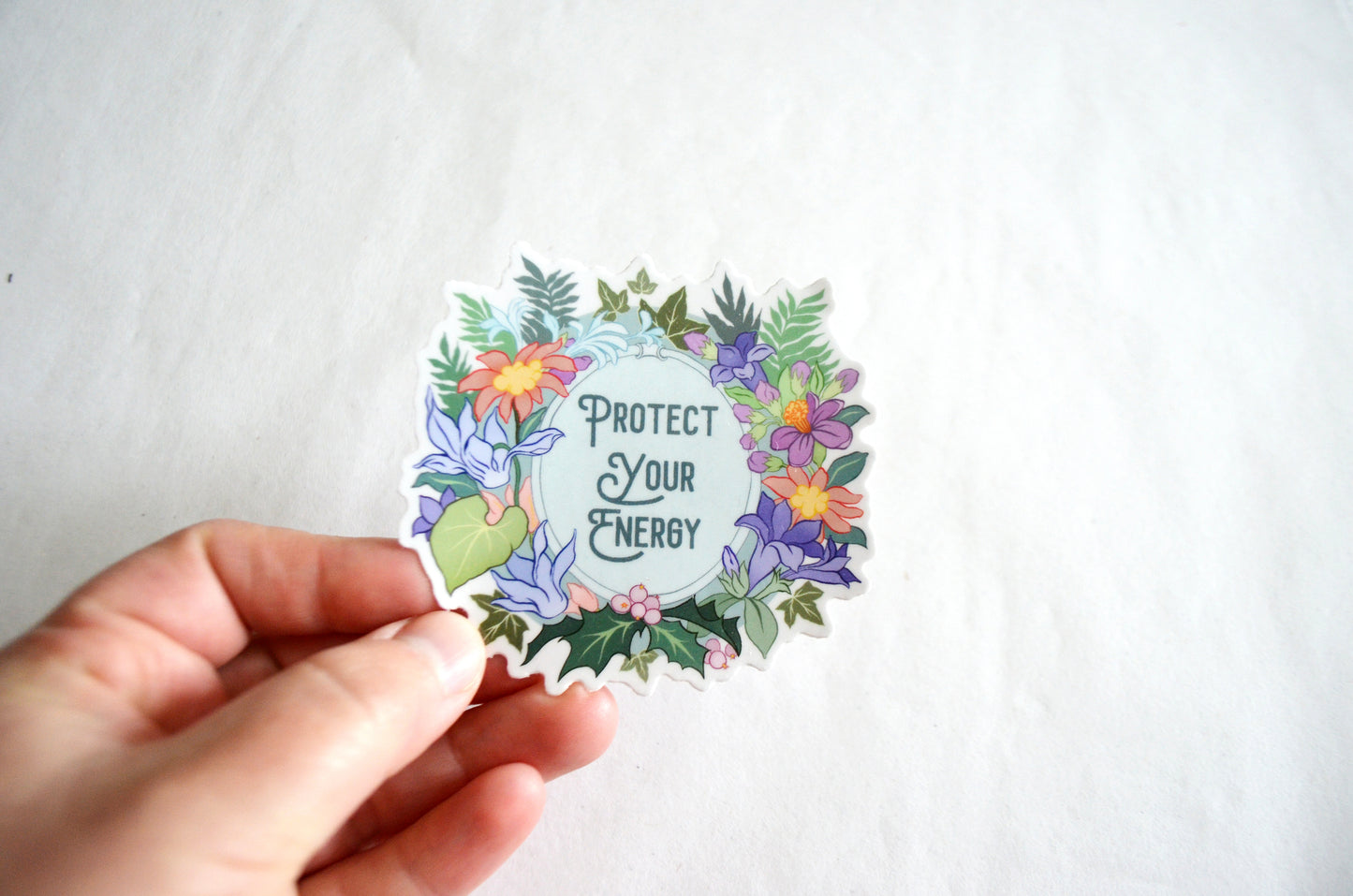 Protect Your Energy : Self Care Laptop Sticker