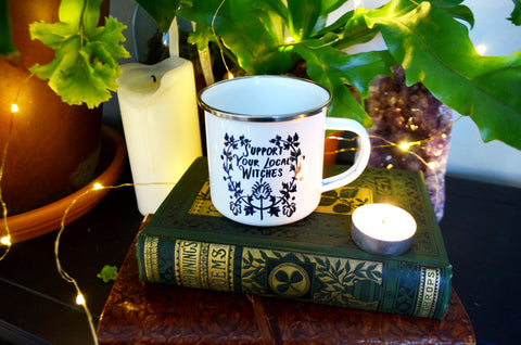 Support Your Local Witches: Enamel Mug
