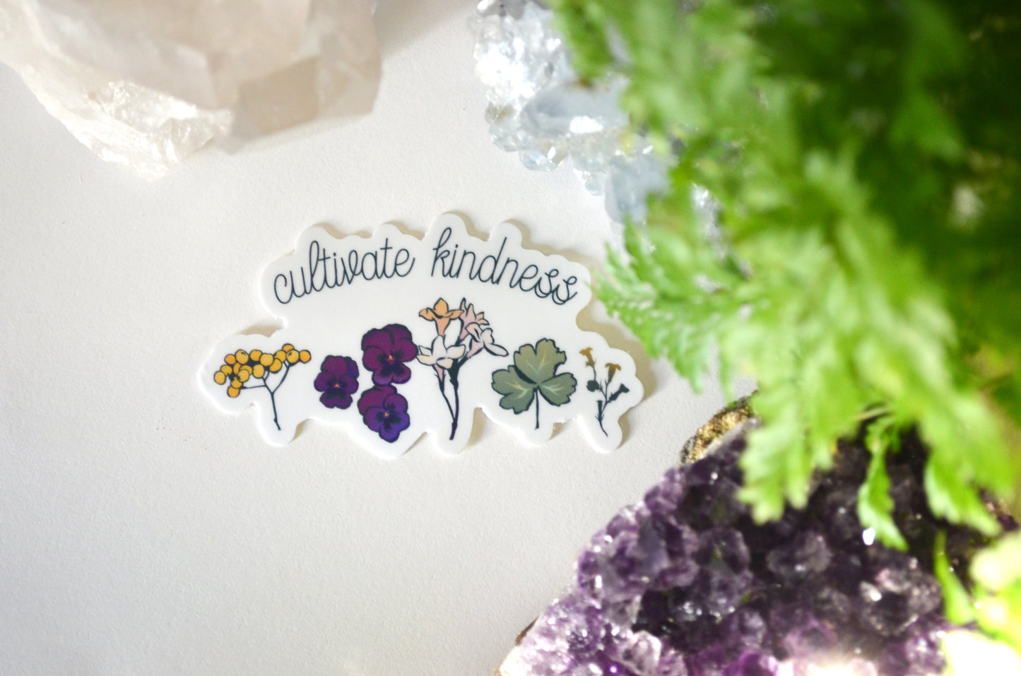 Cultivate Kindness : Self Care Laptop Sticker