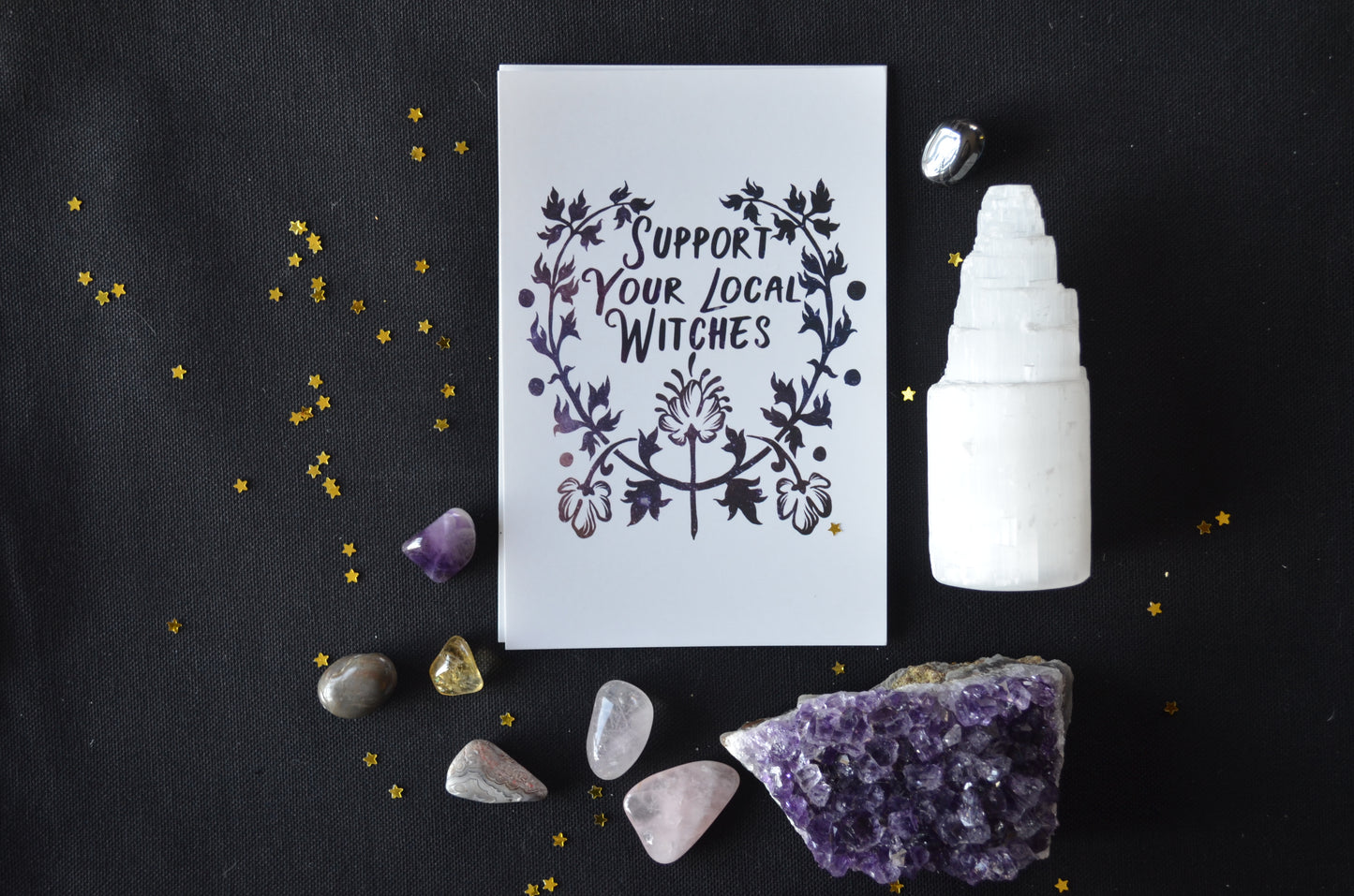 Support Your Local Witches: 4x6 Print