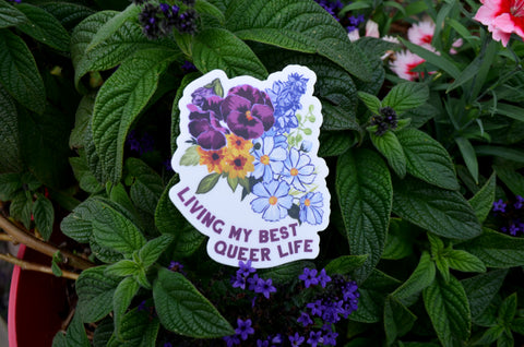 Living My Best Queer Life: LGBTQ Sticker