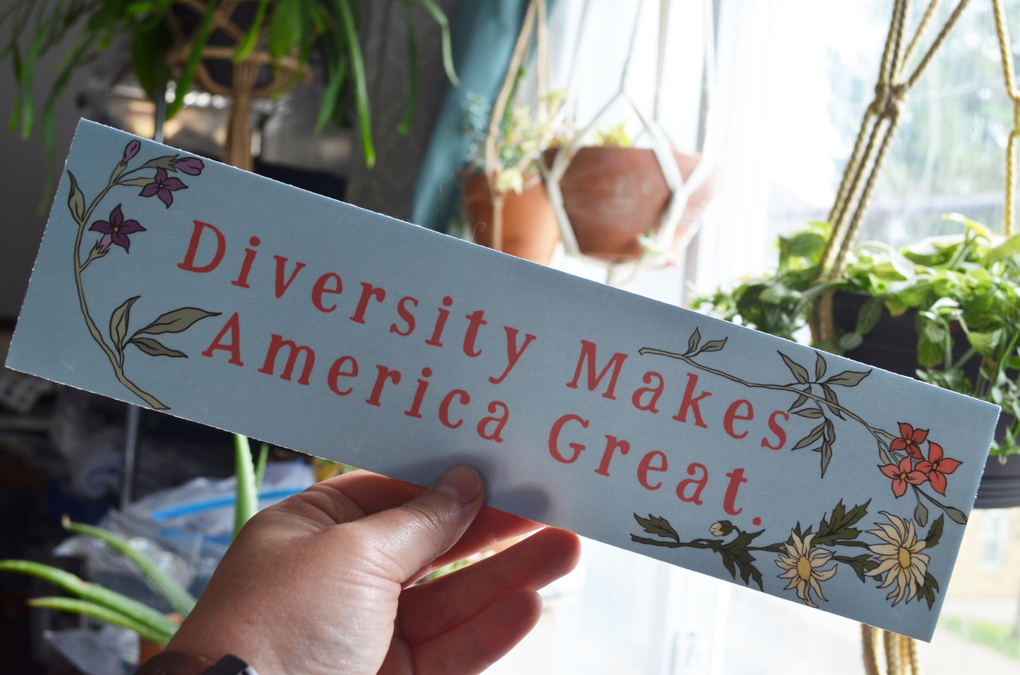 Diversity Makes America Great: Bumper Sticker