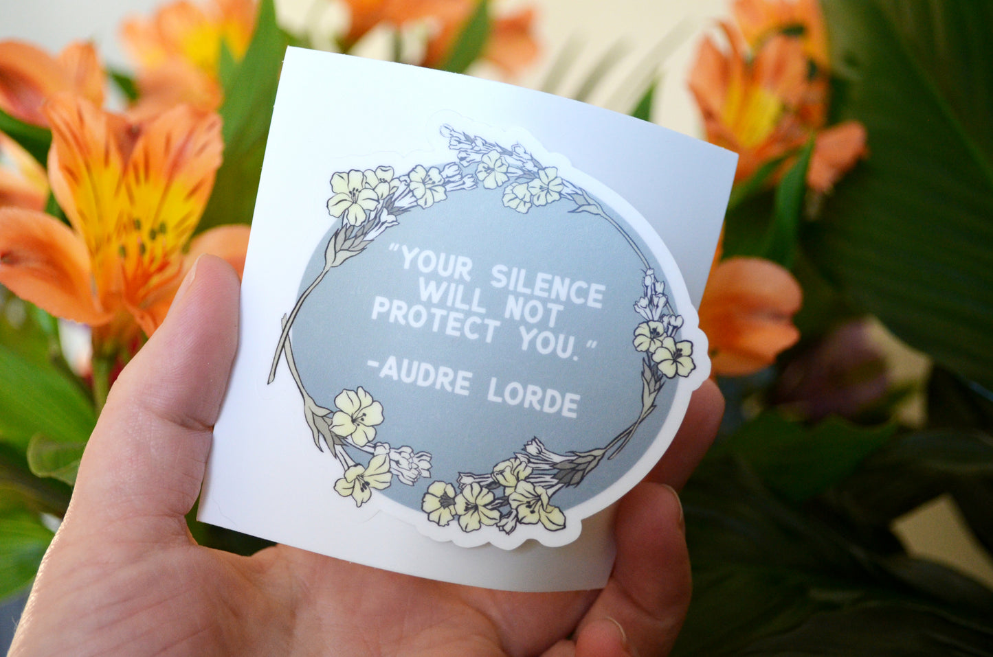 Your Silence Will Not Protect You, Audre Lorde: Feminist Laptop Sticker