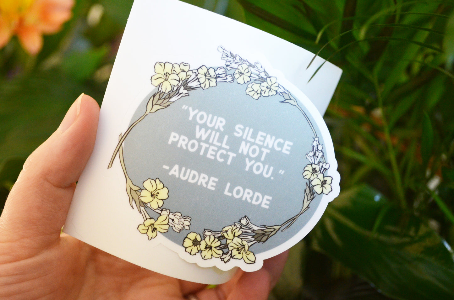 Your Silence Will Not Protect You, Audre Lorde: Feminist Laptop Sticker