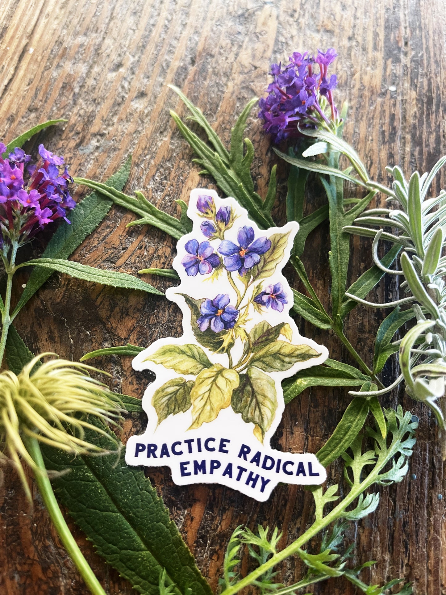 Practice Radical Empathy: Feminist Sticker