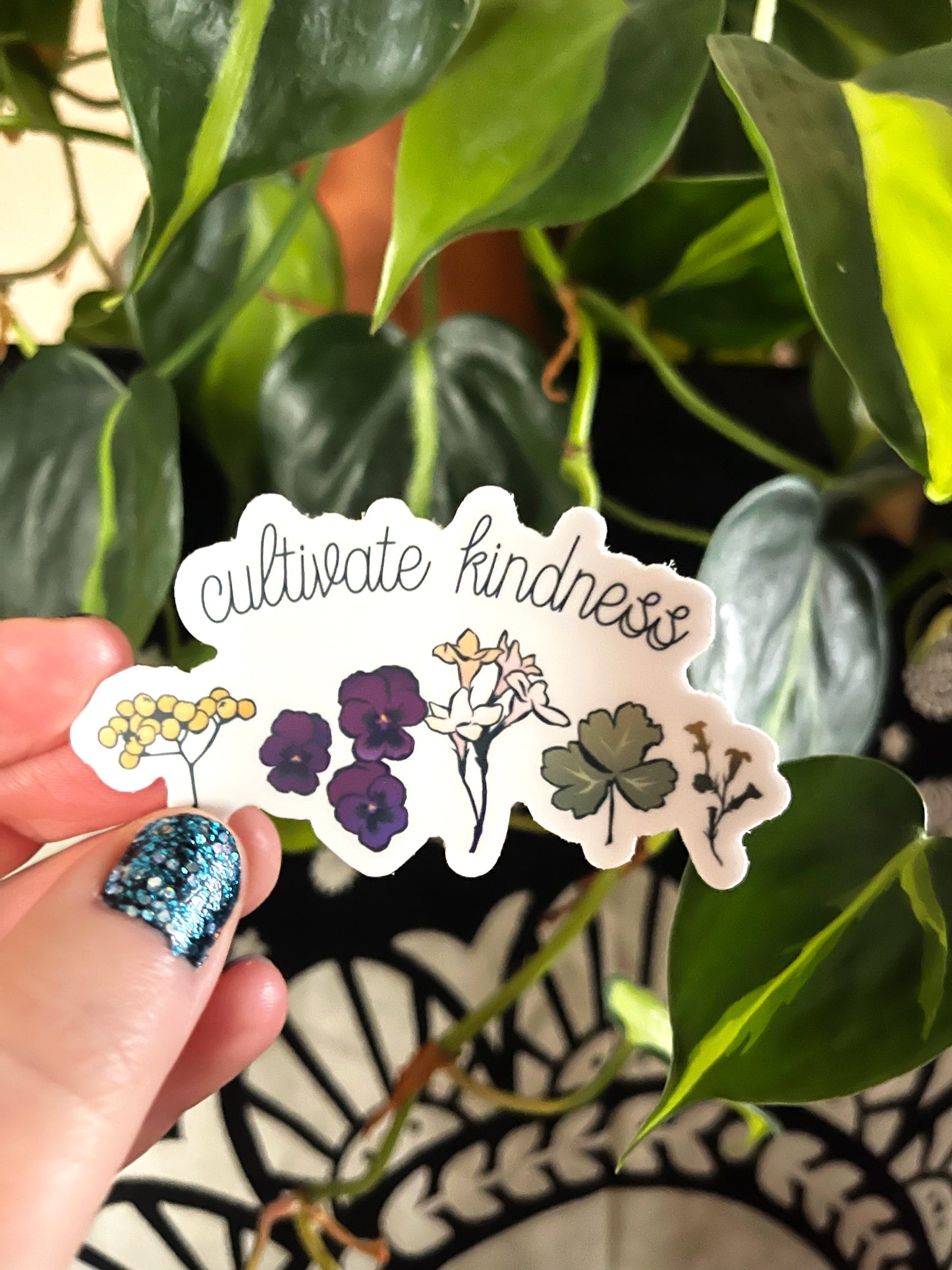 Cultivate Kindness : Self Care Laptop Sticker