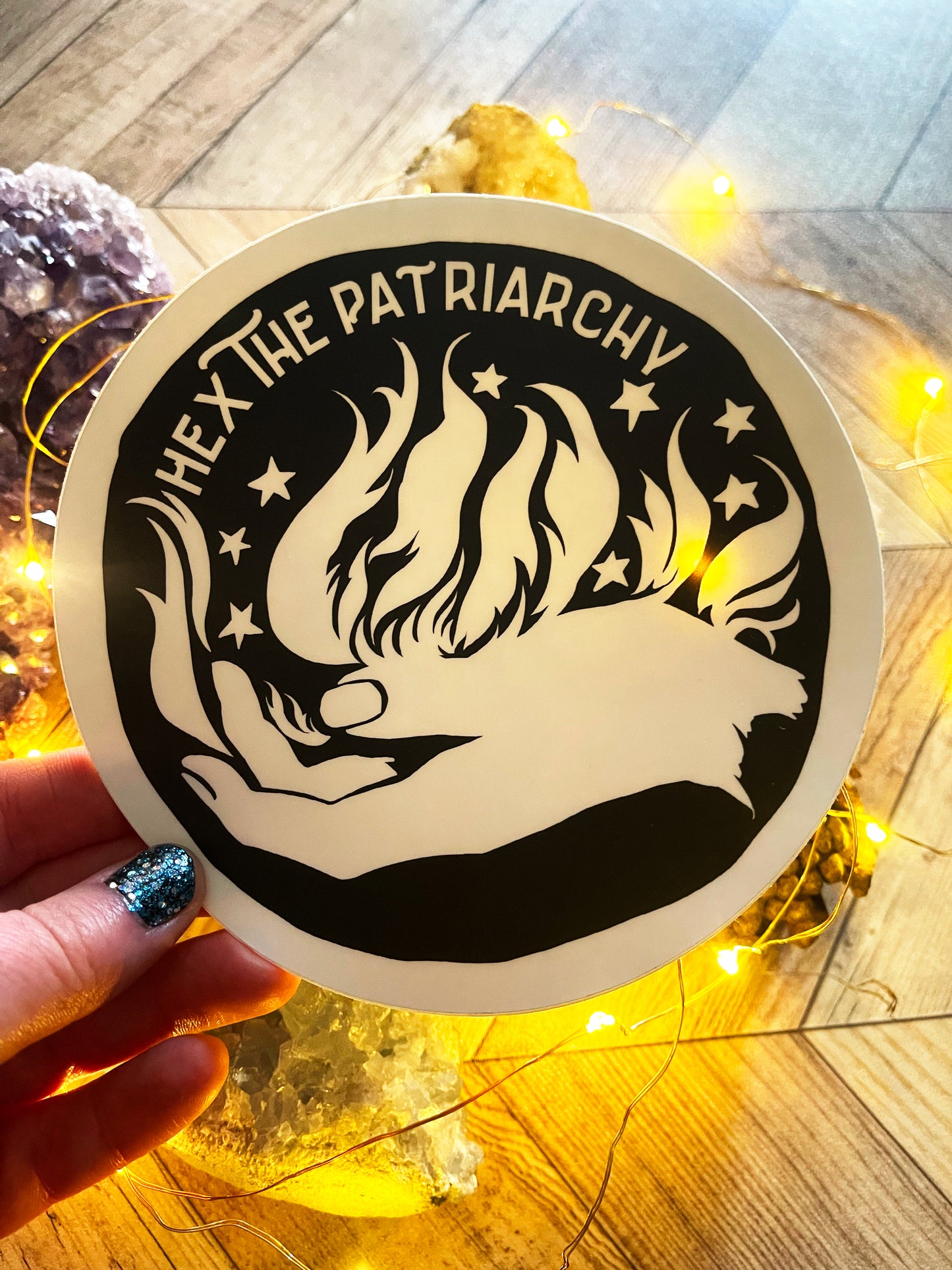 Hex The Patriarchy: Witch Sticker