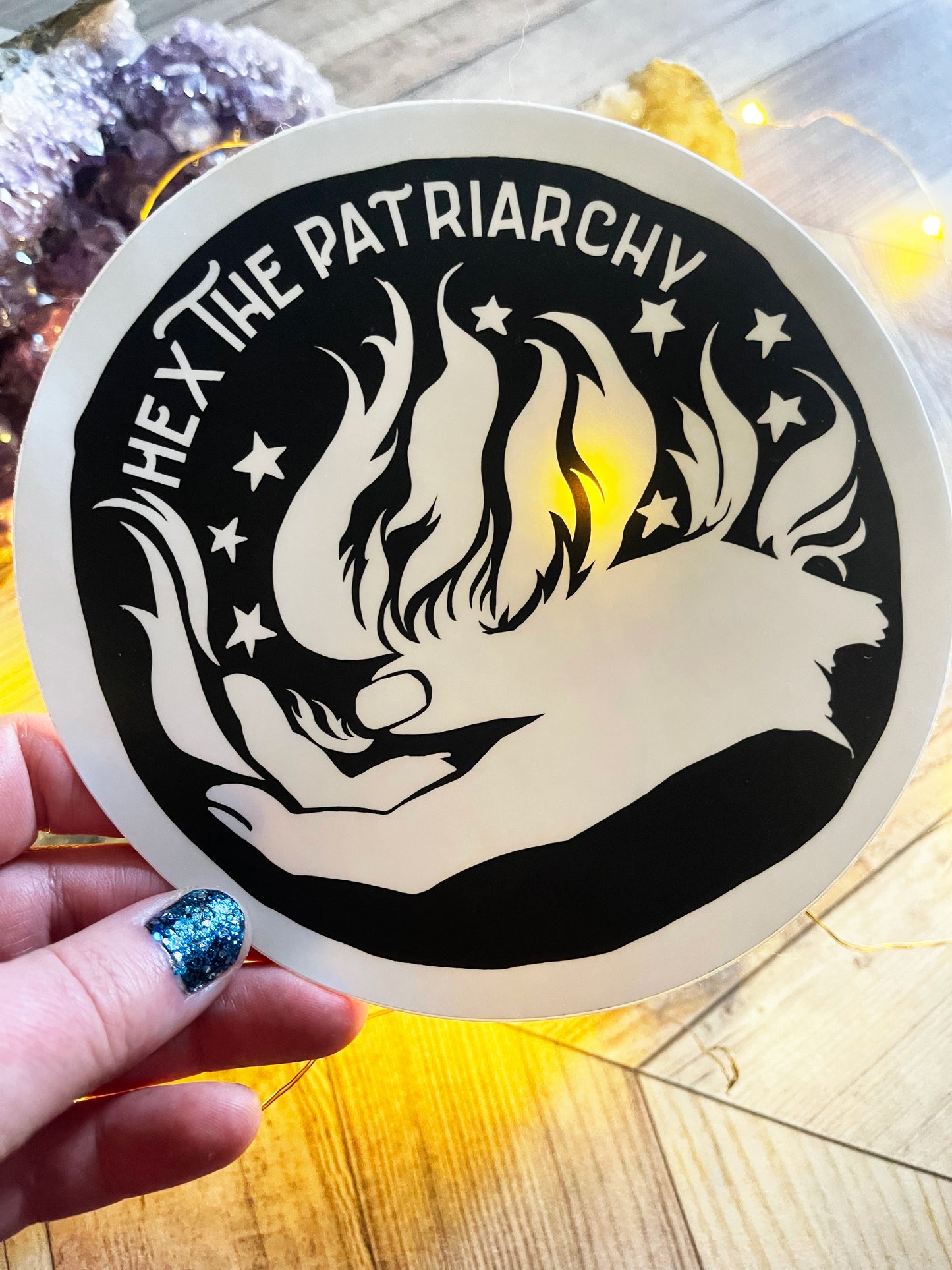 Hex The Patriarchy: Witch Sticker