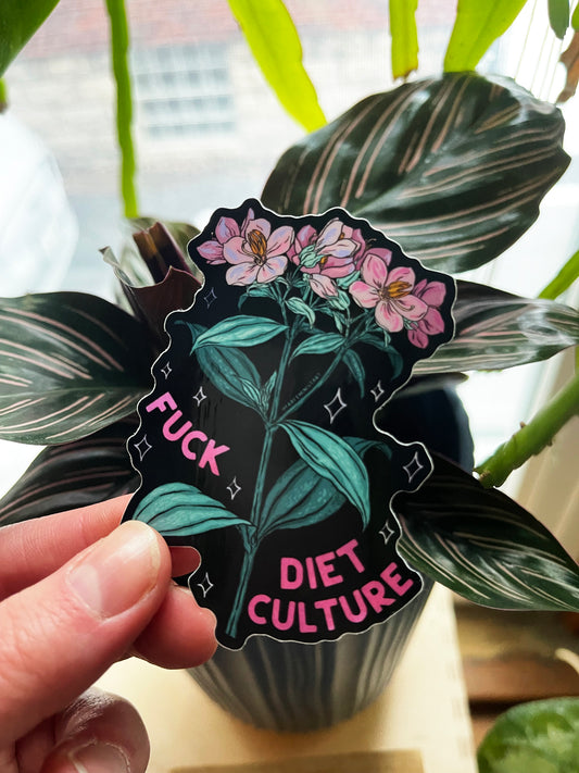 Fuck Diet Culture: Feminist Sticker