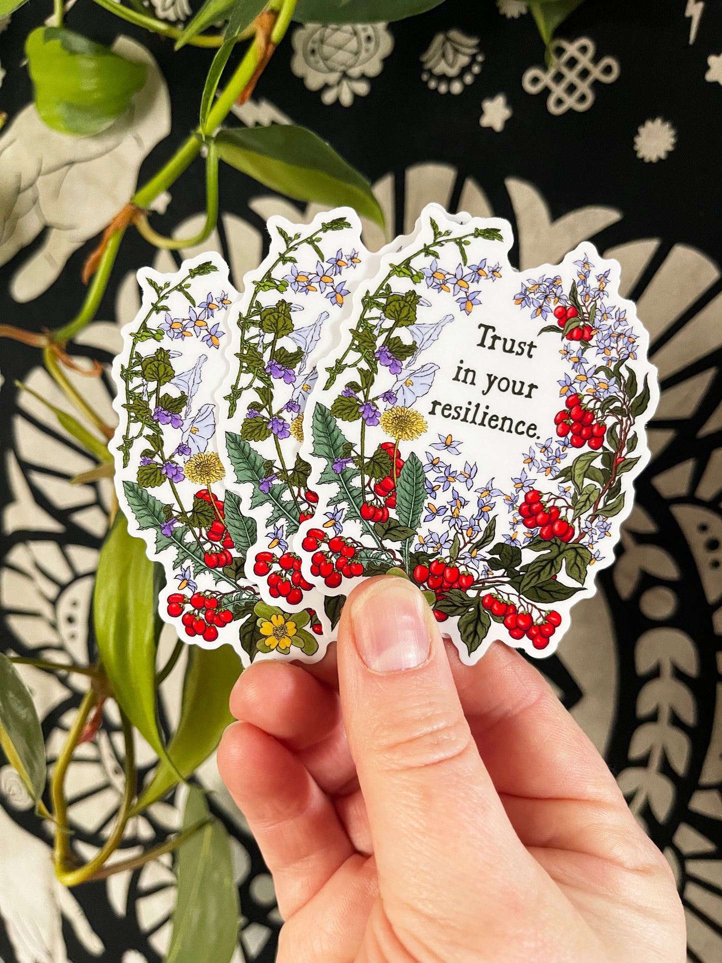 Trust In Your Resilience: Self Care Sticker