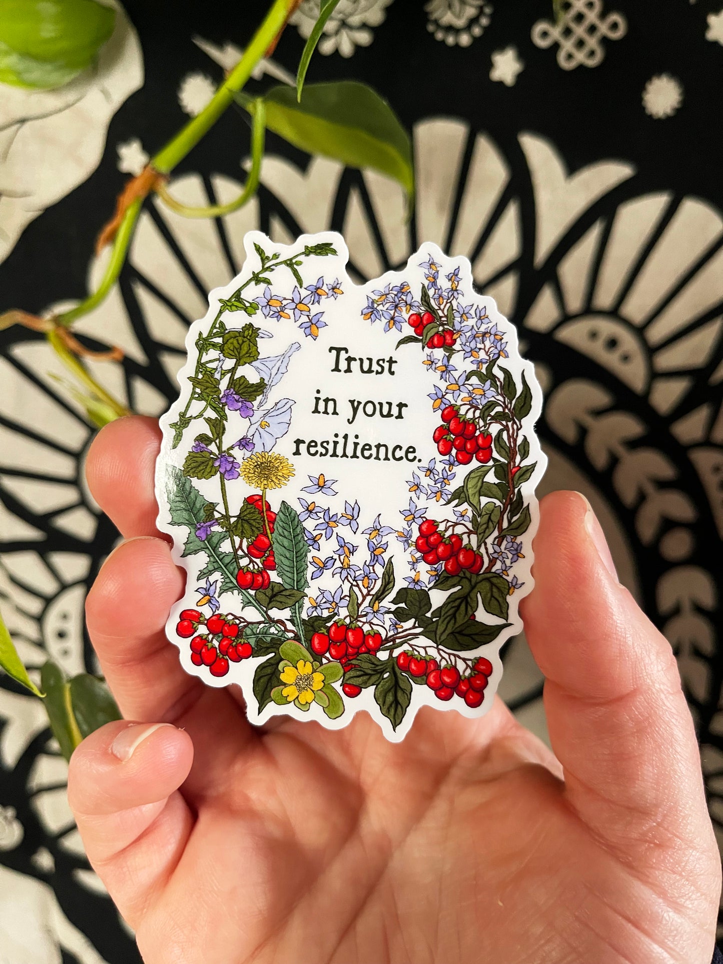 Trust In Your Resilience: Self Care Sticker