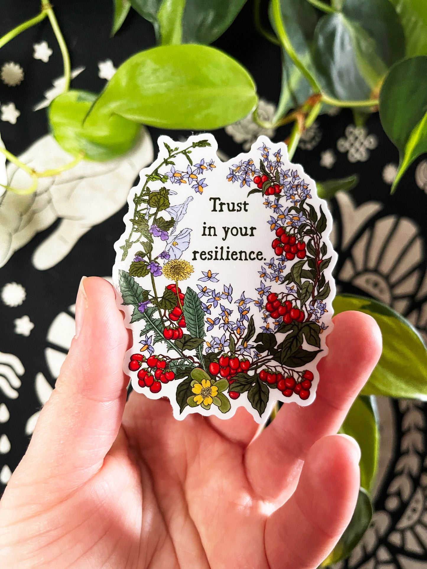 Trust In Your Resilience: Self Care Sticker