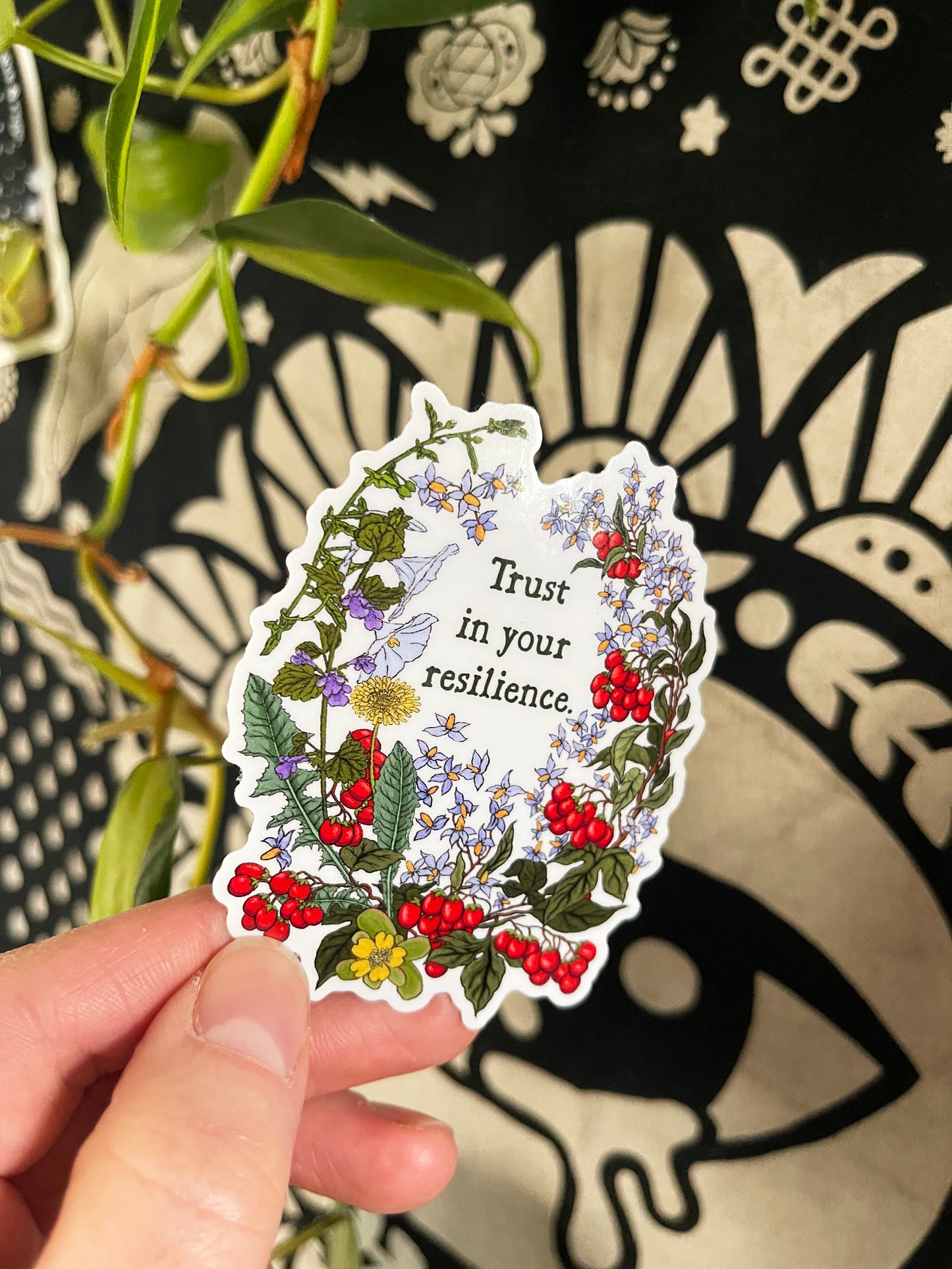 Trust In Your Resilience: Self Care Sticker