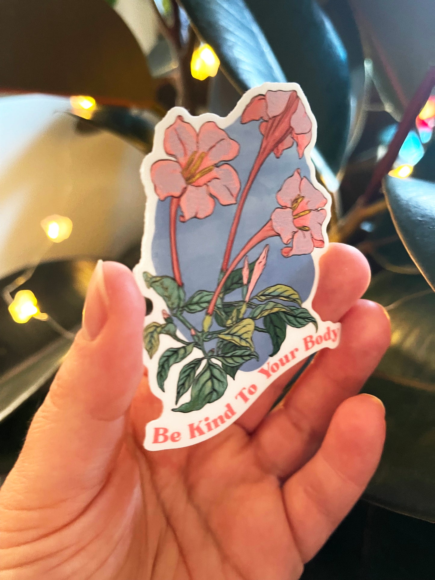 Be Kind To Your Body: Feminist Sticker